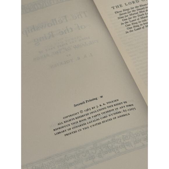 The Lord of The Rings 1965 Trilogy J.R.R. Tolkien Second Edition Revised Books - Picture 16 of 16